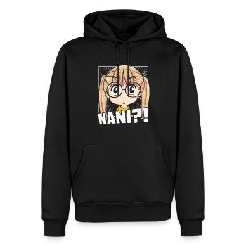 Anime Manga Nani Anime - Männer Premium Bio Hoodie - Schwarz - Vorne - Nico (187cm)