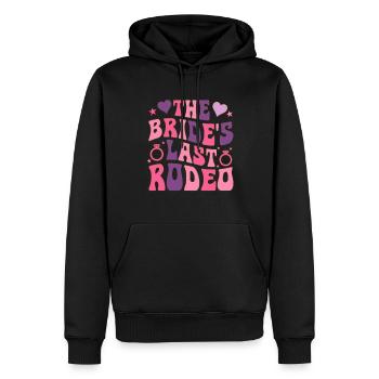 Das letzte Rodeo der Braut Groovy Bridal Party Rod - Männer Premium Bio Hoodie - Schwarz - Vorne - Nico (187cm)