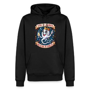 Vor 41 Jahren War Ich die Schnellste Frau - Männer Premium Bio Hoodie - Schwarz - Vorne - Nico (187cm)