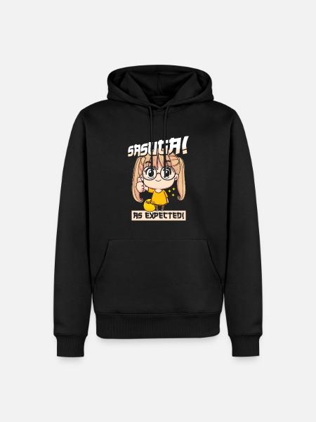Anime Manga Compliment - Men’s Premium Organic Hoodie - black
