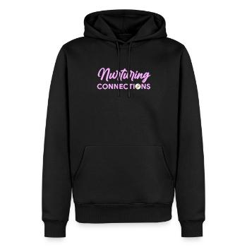 Mama Mutter Baum Natur Herz - Männer Premium Bio Hoodie - Schwarz - Vorne - Nico (187cm)
