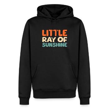 Schwesternschaft Soroitas Kleine Sonne - Männer Premium Bio Hoodie - Schwarz - Vorne - Nico (187cm)