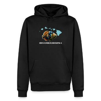 Humuhumunukunukuapua'a Hawaiian Reef Pusher - Men’s Premium Organic Hoodie - black - Front - Nico (187cm)