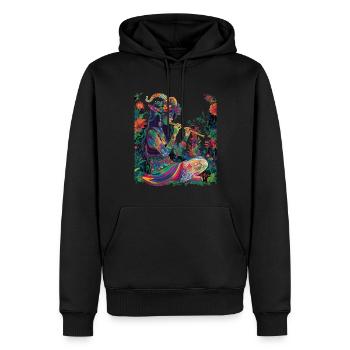 Faune Satyrs Ziegenmänner Römische Mythologie Pop - Männer Premium Bio Hoodie - Schwarz - Vorne - Nico (187cm)