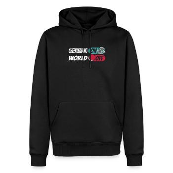 Cheerleader Cheerleading - Männer Premium Bio Hoodie - Schwarz - Vorne - Nico (187cm)