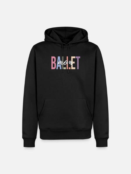 Ballet Dancer Dancing Ballerina - Men’s Premium Organic Hoodie - black