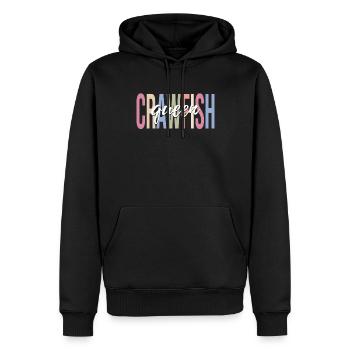 Spiny lobster girl Crayfish lover Crayfish - Men’s Premium Organic Hoodie - black - Front - Nico (187cm)