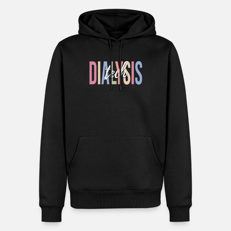 Dialyse-Techniker - Männer Premium Bio Hoodie - Schwarz