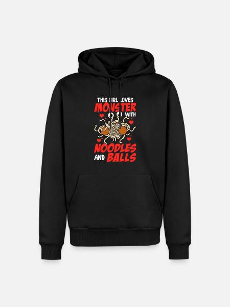 The Flying Spaghetti Monster - Men’s Premium Organic Hoodie - black