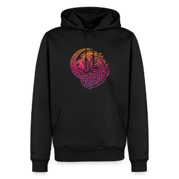 Altenglischer Schäferhund Bobtail Stammes - Männer Premium Bio Hoodie - Schwarz - Vorne - Nico (187cm)