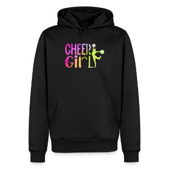 Cheer Girl Cheerleading Cheerleader Cheer Squad - Männer Premium Bio Hoodie - Schwarz - Vorne - Nico (187cm)