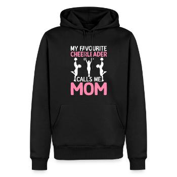 Cheerleading Cheer Squad Lieblings-Cheerleader nen - Männer Premium Bio Hoodie - Schwarz - Vorne - Nico (187cm)