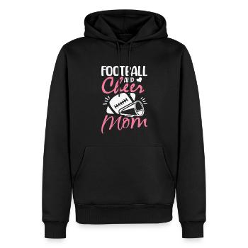 Cheerleading, pom-pom girls, équipe de pom-pom girls, football et - Sweat à capuche Premium bio Homme - noir - Devant - Nico (187cm)