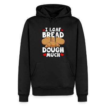 Bread Baking Bread Maker - Men’s Premium Organic Hoodie - black - Front - Nico (187cm)