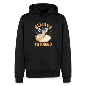 Bread Baking Bread Maker - Men’s Premium Organic Hoodie - black - Front - Nico (187cm)
