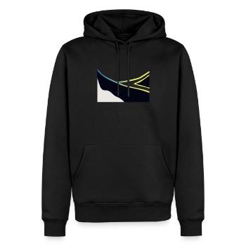 Humuhumunukunukuapuaa Hawaii-Riff-Drückerfisch - Männer Premium Bio Hoodie - Schwarz - Vorne - Nico (187cm)