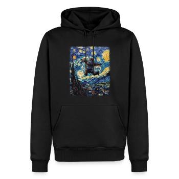 Wingsuit Wingsuit Volant Aviator Skyde Sternennac - Sweat à capuche Premium bio Homme - noir - Devant - Nico (187cm)