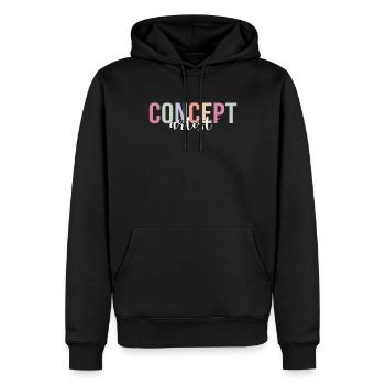 Concept Artist Designer créatif Art - Sweat à capuche Premium bio Homme - noir - Devant - Nico (187cm)