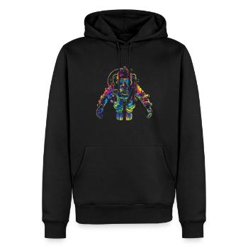 Sporttauchen Taucher Popart - Männer Premium Bio Hoodie - Schwarz - Vorne - Nico (187cm)