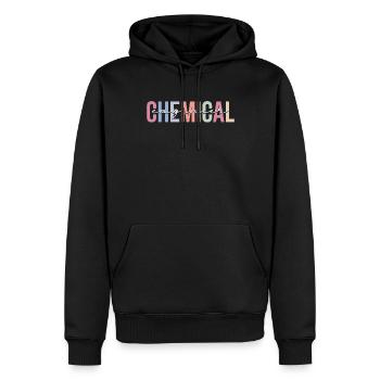Chemical engineering - Men’s Premium Organic Hoodie - black - Front - Nico (187cm)