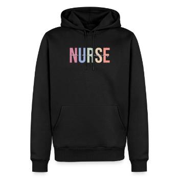 Labor und Entbindung Krankenschwester L & D Kranke - Männer Premium Bio Hoodie - Schwarz - Vorne - Nico (187cm)