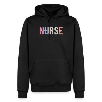 Tierarzthelferin Tierarzthelferin - Männer Premium Bio Hoodie - Schwarz - Vorne - Nico (187cm)