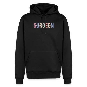 Veterinarian Surgeon Vet Tech - Men’s Premium Organic Hoodie - black - Front - Nico (187cm)