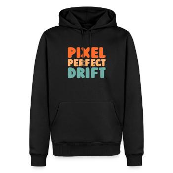 Sim Racing - Männer Premium Bio Hoodie - Schwarz - Vorne - Nico (187cm)