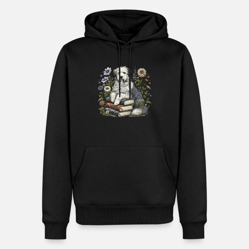 Altenglischer Schäferhund Bobtail - Männer Premium Bio Hoodie - Schwarz
