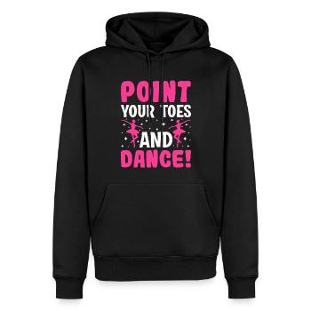 Ballett Tanz Spitze Tänzer Zeigen Sie Ihre Zehen u - Männer Premium Bio Hoodie - Schwarz - Vorne - Nico (187cm)