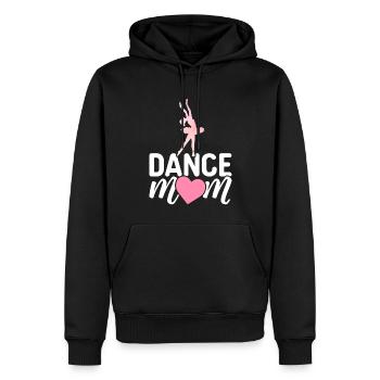 Ballerine Ballet Danseuse Maman Danse Maman - Sweat à capuche Premium bio Homme - noir - Devant - Nico (187cm)