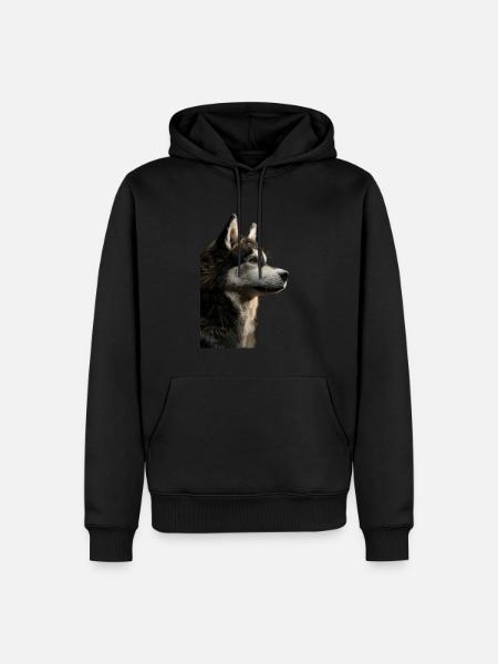 Alaskan Malamute - Men’s Premium Organic Hoodie - black