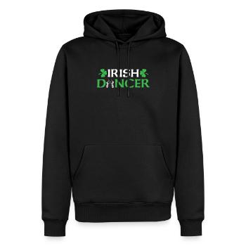 Irish Dance Irischer Tanz - Männer Premium Bio Hoodie - Schwarz - Vorne - Nico (187cm)