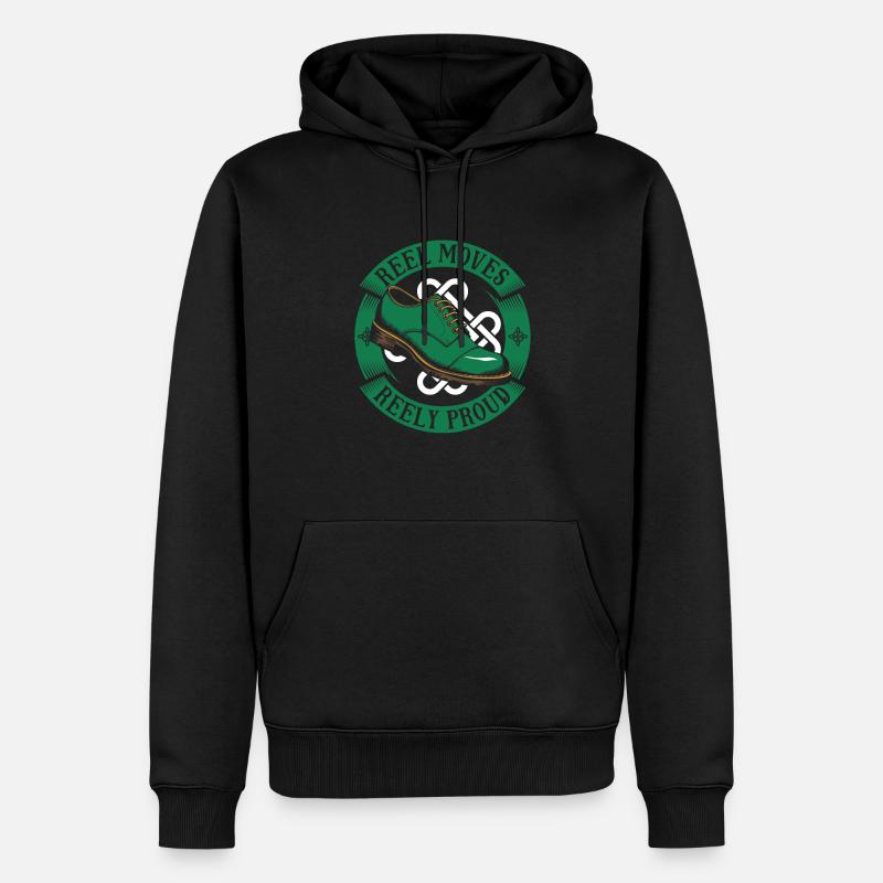 Irish Dance Irischer Tanz - Männer Premium Bio Hoodie - Schwarz