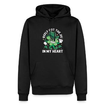 Irish Dance Irischer Tanz - Männer Premium Bio Hoodie - Schwarz - Vorne - Nico (187cm)