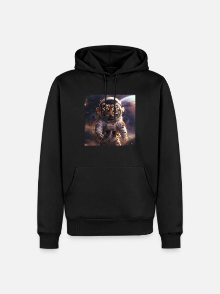 Tiger - Men’s Premium Organic Hoodie - black