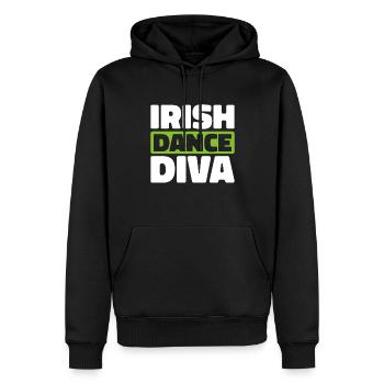 Irish Dance Irischer Tanz - Männer Premium Bio Hoodie - Schwarz - Vorne - Nico (187cm)