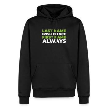 Irish Dance Irischer Tanz - Männer Premium Bio Hoodie - Schwarz - Vorne - Nico (187cm)