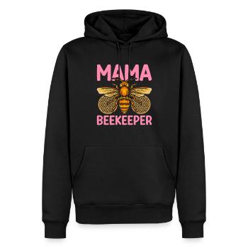Mama Imker Imkerei Mama - Männer Premium Bio Hoodie - Schwarz - Vorne - Nico (187cm)