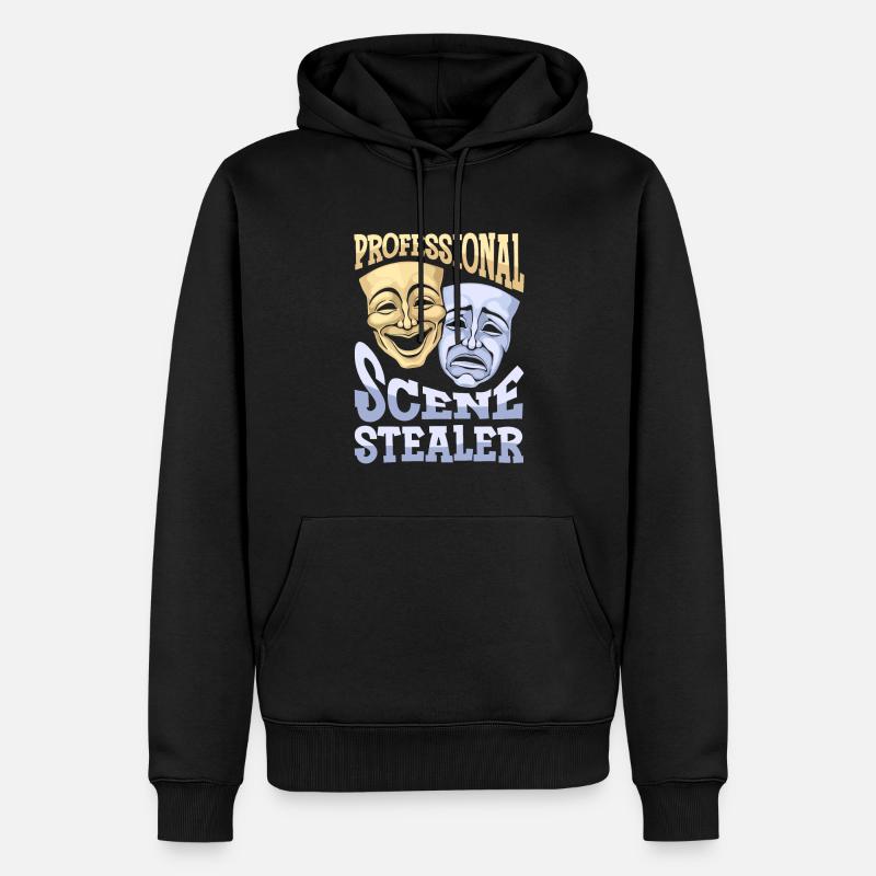 Schauspieler - Männer Premium Bio Hoodie - Schwarz