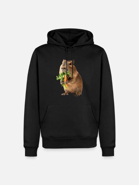 Capybara - Men’s Premium Organic Hoodie - black