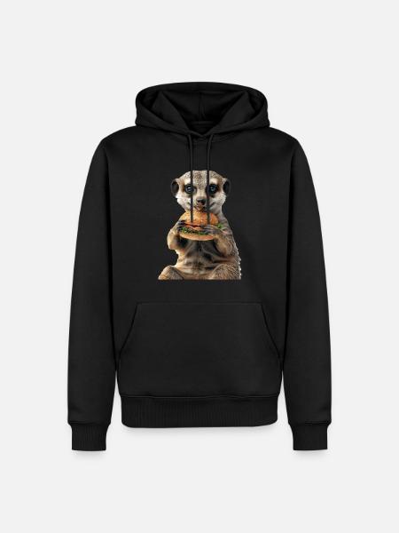 Meerkat - Men’s Premium Organic Hoodie - black