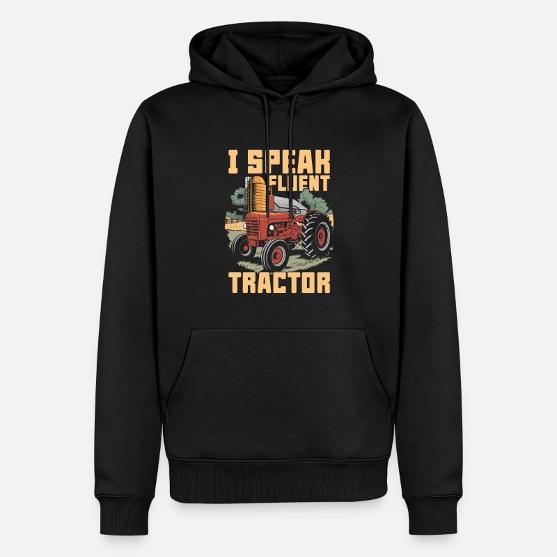 Pflanzenbauer - Männer Premium Bio Hoodie - Schwarz