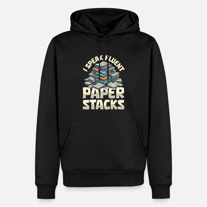 Sachbearbeiter - Männer Premium Bio Hoodie - Schwarz