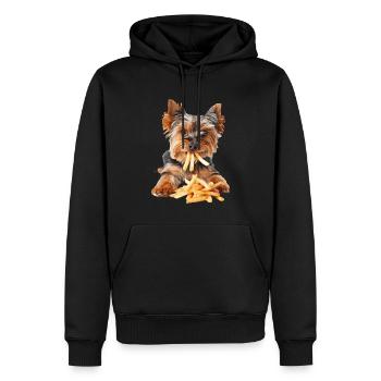 Yorkshire Terrier - Männer Premium Bio Hoodie - Schwarz - Vorne - Nico (187cm)