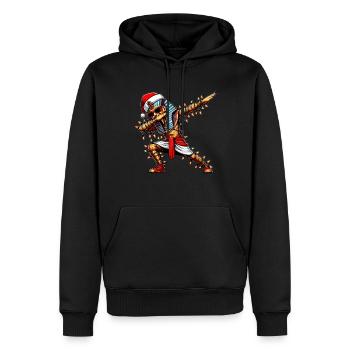 Dabbing Pharaon Roi Tut Lunettes de soleil Cute Weihnac - Sweat à capuche Premium bio Homme - noir - Devant - Nico (187cm)