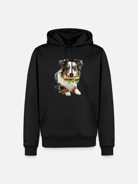 Australian Shepherd - Men’s Premium Organic Hoodie - black