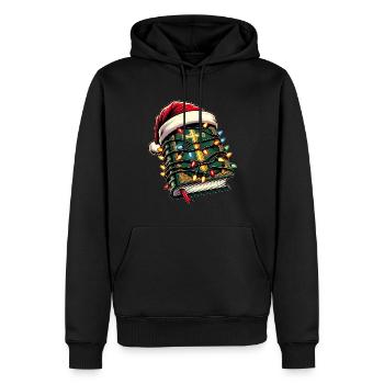 Heilige Bibel Christliche Religiöse Weihnachten Hu - Männer Premium Bio Hoodie - Schwarz - Vorne - Nico (187cm)
