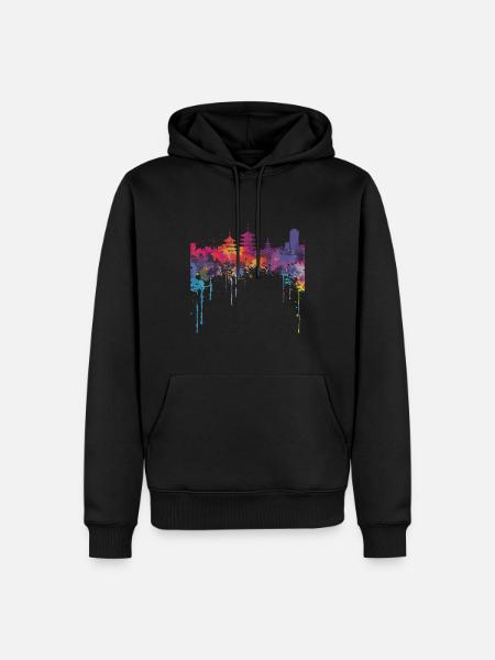 Kanazawa - Men’s Premium Organic Hoodie - black