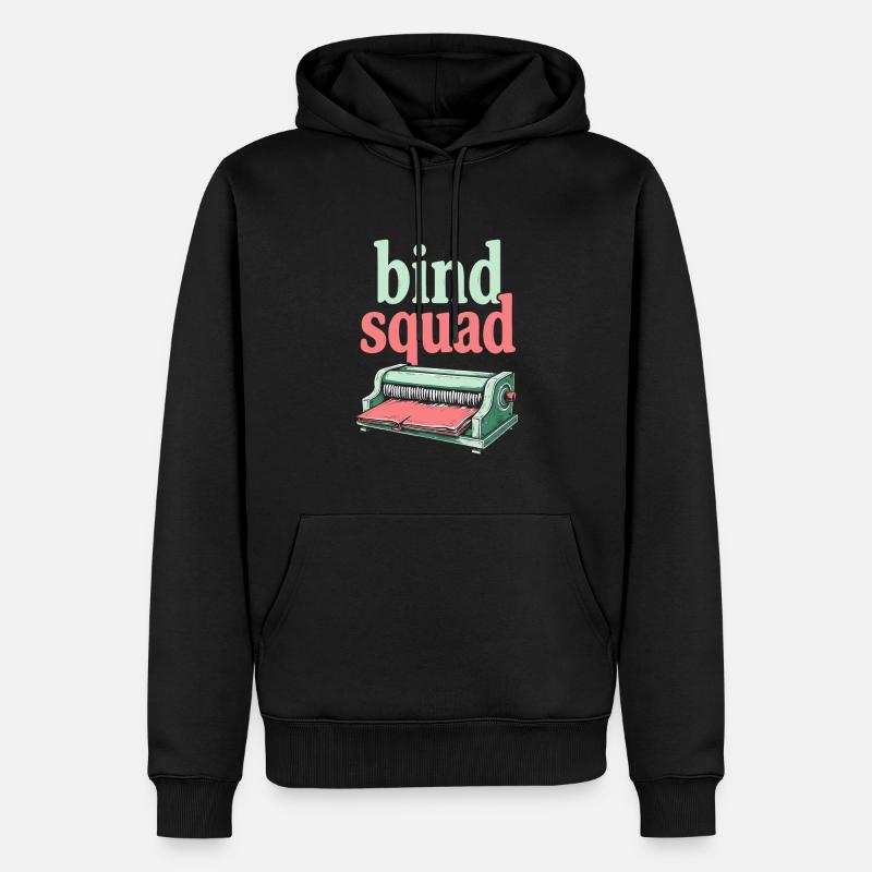 Buchbinder Kader - Männer Premium Bio Hoodie - Schwarz